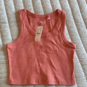 Women's Coral Cropped Tank Top